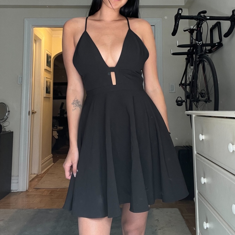 SOLD NBD x THE NAVEN TWINS black dress